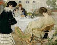 Ladies taking tea