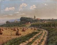 Landscape with Haystacks