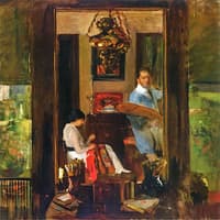 Interior of Artist's Home, Irvington-on Hudson