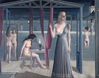 Young Women at the Edge of Water