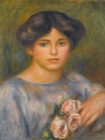 Girl with Roses
