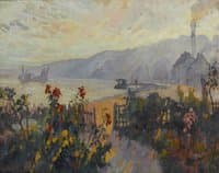 Flower Garden on the edge of the Seine, Rouen