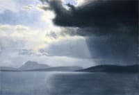 Approaching Thunderstorm on the Hudson River