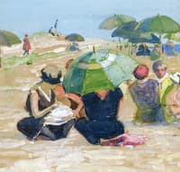 Umbrellas on the Beach