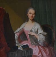 A lady at her toilette