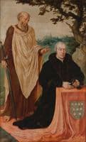 Portrait of Matelief Dammasz and St. Paul