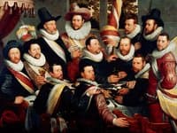 Banquet of the officers and sub-alterns of the Haarlem Calivermen Civic Guard