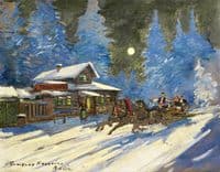 A winter sledge ride