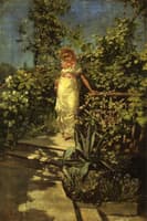 Young Woman in a Garden