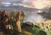 St Columba's Farewell to the White Horse