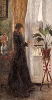 Woman Gazing Out a Window