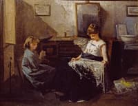 Girls Sewing