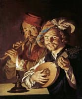 Lute Player and Flute Player
