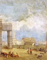 A View across to the Doges' Palace, Campanile, and St. Mark's Square