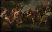 Jacob and Esau are Reconciled