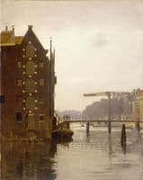 Storehouses on the Canal in Amsterdam