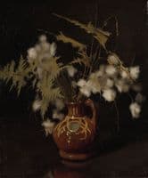 Vase with Fluffy Blossoms
