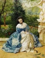 Contemplation in the sculpture garden