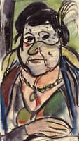 Portrait of a Woman with Cigarette