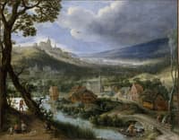 View of a Scene near Brussels