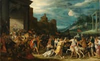 The Horatii Entering Rome