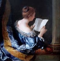 A woman reading