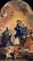 A Blessed Abbess Receiving the Host from the Hands of Christ
