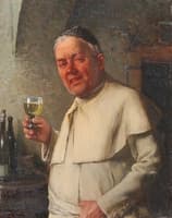 Monk in the Wine Cellar