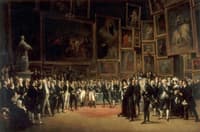 Charles X Bestowing Honors on the Artists of the Salon of 1824