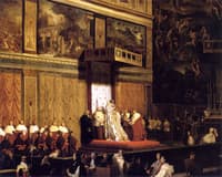 Pope Pius VII in the Sistine Chapel