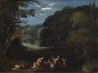 Latona changing the Lycian peasants into frogs