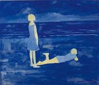 Young Women at the Beach