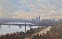 Cleopatra's Needle, with Westminster Beyond