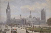 Houses of Parliament and Westminster Hall from Whitehall Corner