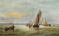 Fishing Boats on Choppy Waters