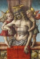 The Dead Christ Supported by Two Angels