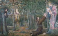 How the Virgin Came to Brother Conrad of Offida and Laid her Son in his Arms