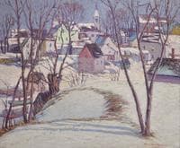 Edge of Village, New England
