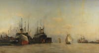 View of Amsterdam Docks