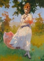 Young Woman in the Garden