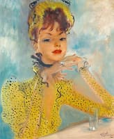 Young Woman at the Cafe