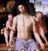 The Dead Christ Supported by Two Angels