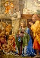 Nativity with the Annunciation to the Shepherds
