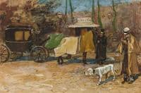 Carriage in a Park