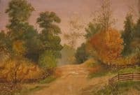 Autumn Landscape, South Main Street, Road to Kramers