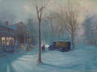 Flower Delivery, Christmas Eve, Bronxville