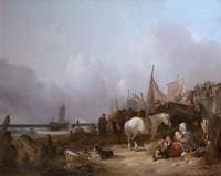 Coast Scene with Donkey