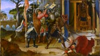 Emperor Herakleios Decapitating Khosroe, King of the Persians