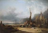 Coast Scene with Shipping