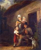 Cottage Door Scene